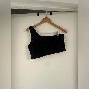 Girlfriend Collective Bianca One Shoulder Bra